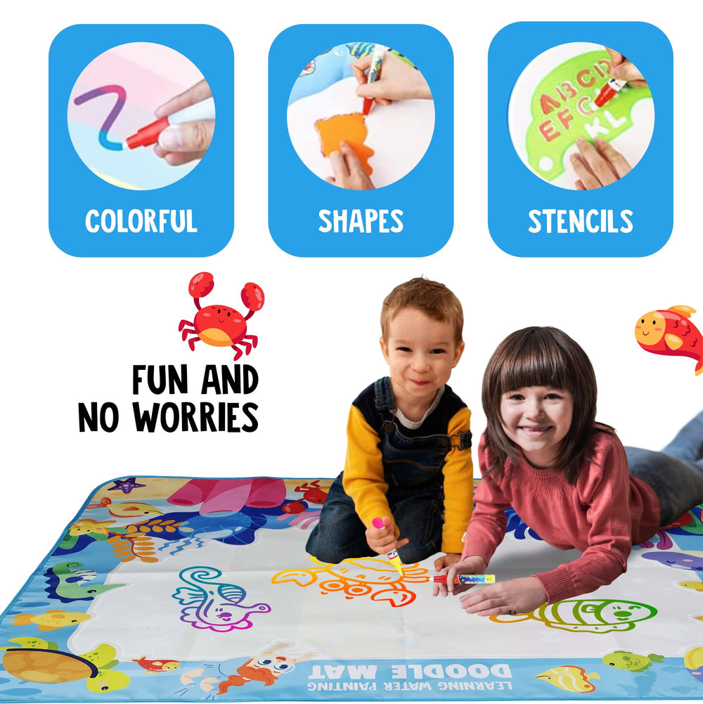MDLR Toys Water Doodle Mat safety features ensure non-toxic, worry-free creativity.