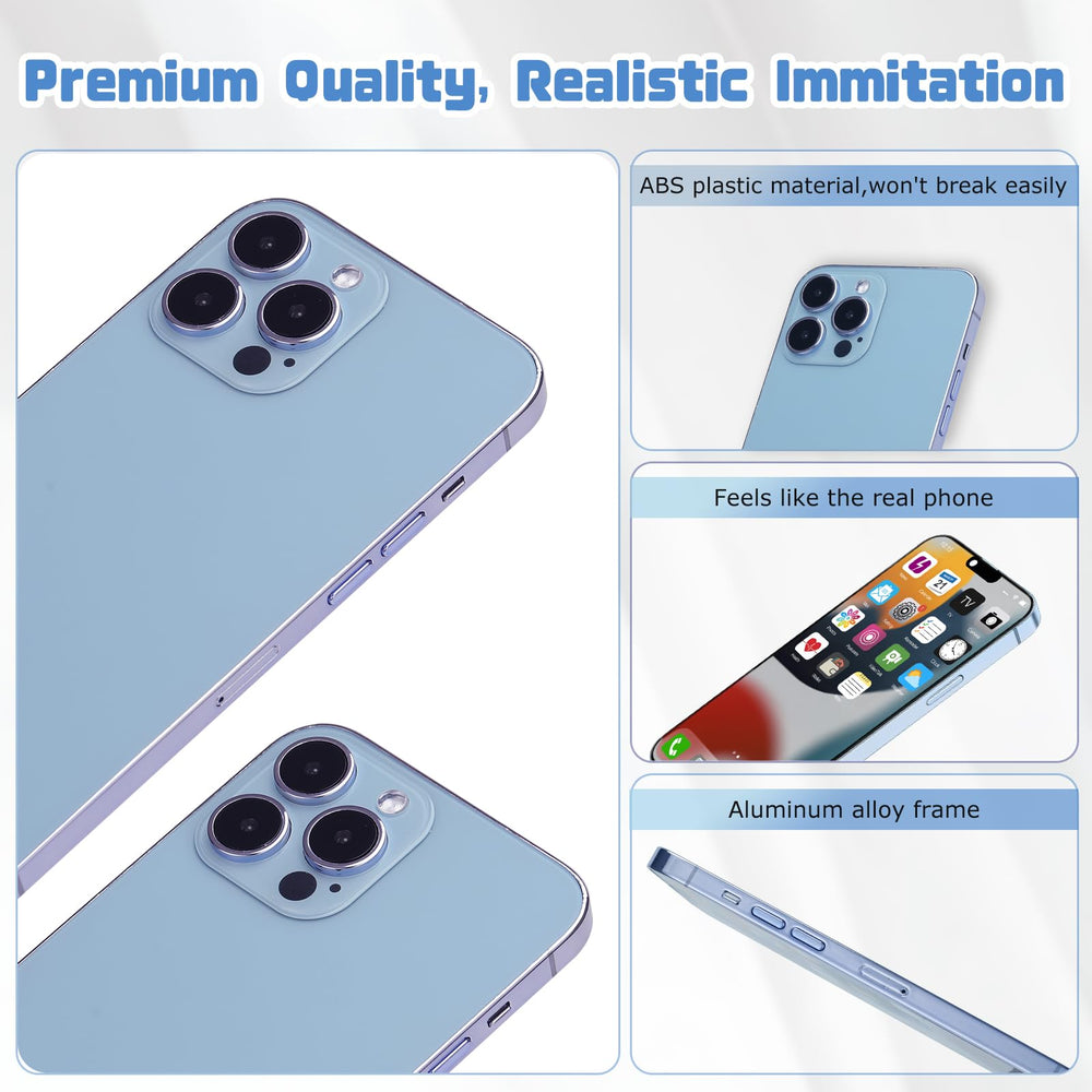 Aluminum frame and abs screen emulate a real phone feel.