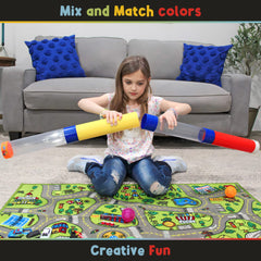 MEAVIA 2.5 inch diameter tubes fit small cars for dropping action.