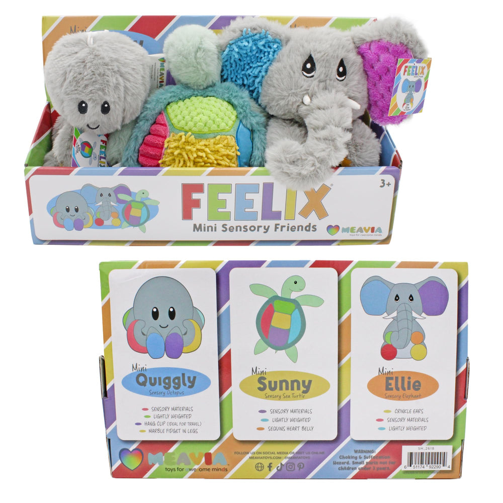 Machine washable MEAVIA sensory plush for easy care