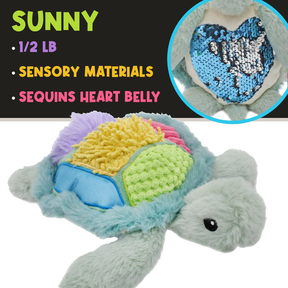 Sunny turtle shell textures for sensory exploration