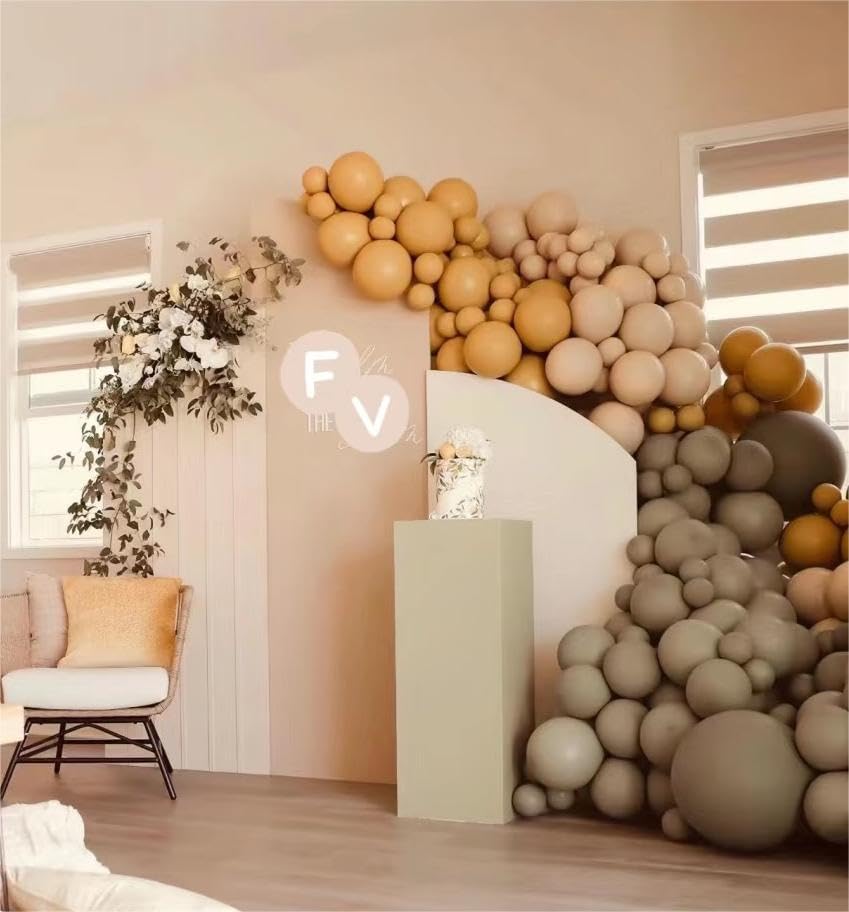 MEBAY 5-inch white balloons for bright accents