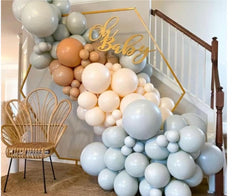 MEBAY white tube balloons for easy garland finishing