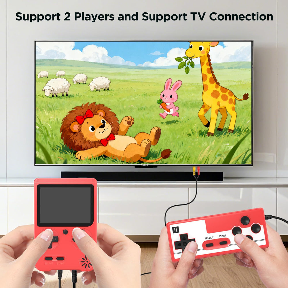 Medoque handheld console with TV output for big screen play