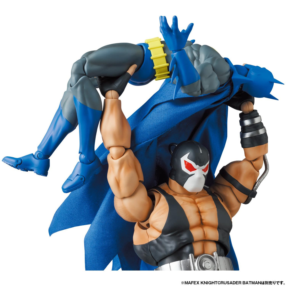 Medicom Bane Knightfall MAFEX 7.5-inch tall figure fits standard shelves.