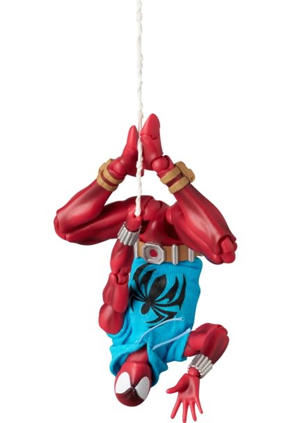 Medicom MAFEX Scarlet Spider Ver. 2.0 movable figure stand simplifies posing.