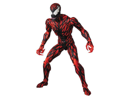 MEDICOM TOY Mafex Carnage Comic Ver. 160mm front view highlighting authentic styling