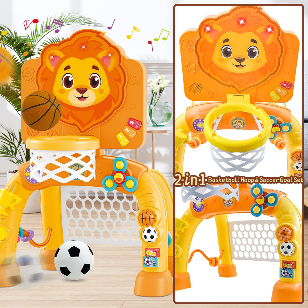 MEDMHSMA lion-themed backboard enhances imaginative toddler play