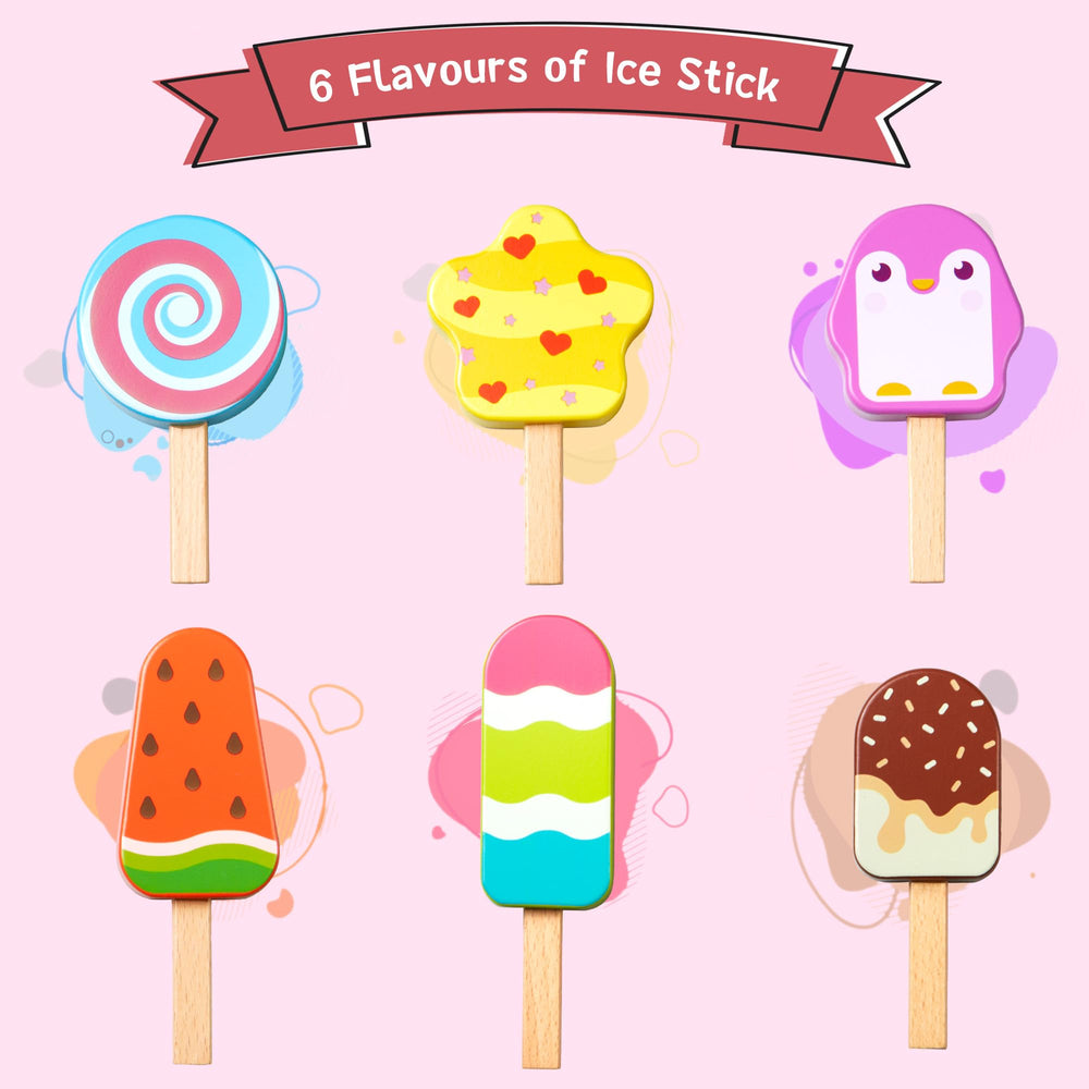 Medoga watermelon ice cream pops in hand, encouraging social play and sharing.
