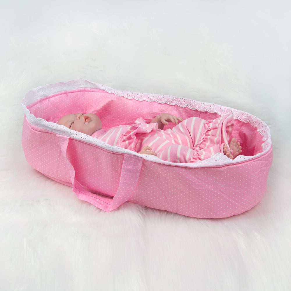 Medylove carry basket for doll accessories, keeps toys organized
