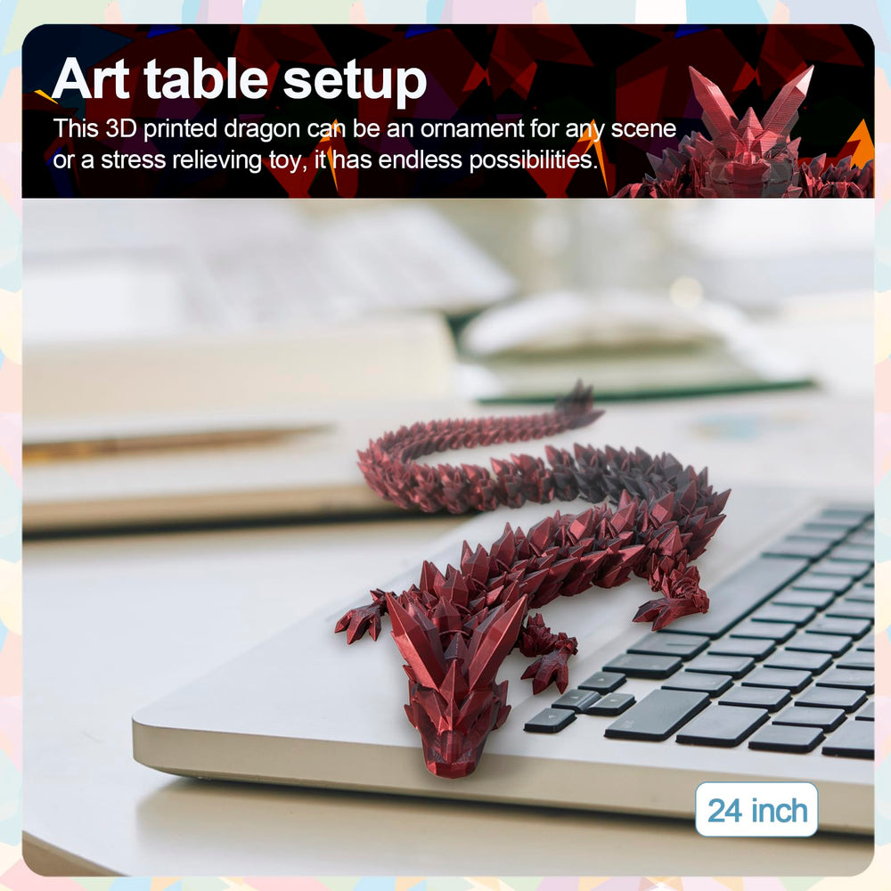 Meet Gladness 24inch dragon playable figure supports tactile, focused play.