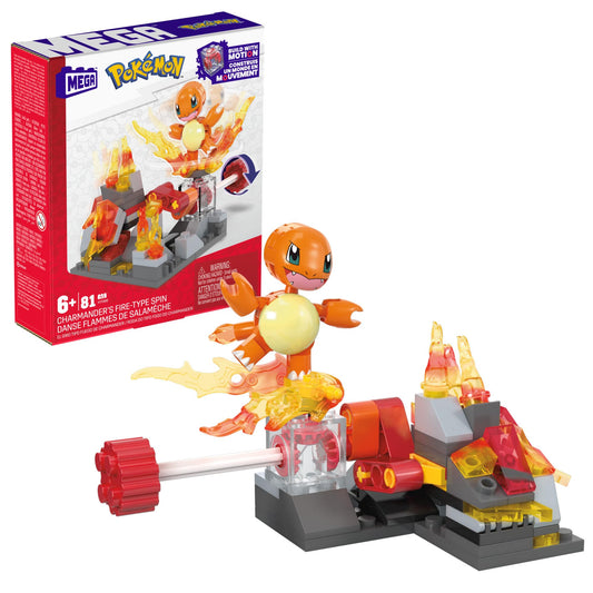 Mega Brands Charmander buildable figure ready for creative play and display.