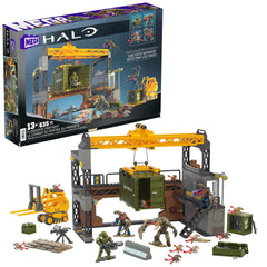 Mega Brands Halo Infinite Floodgate set wide shot for imaginative battles