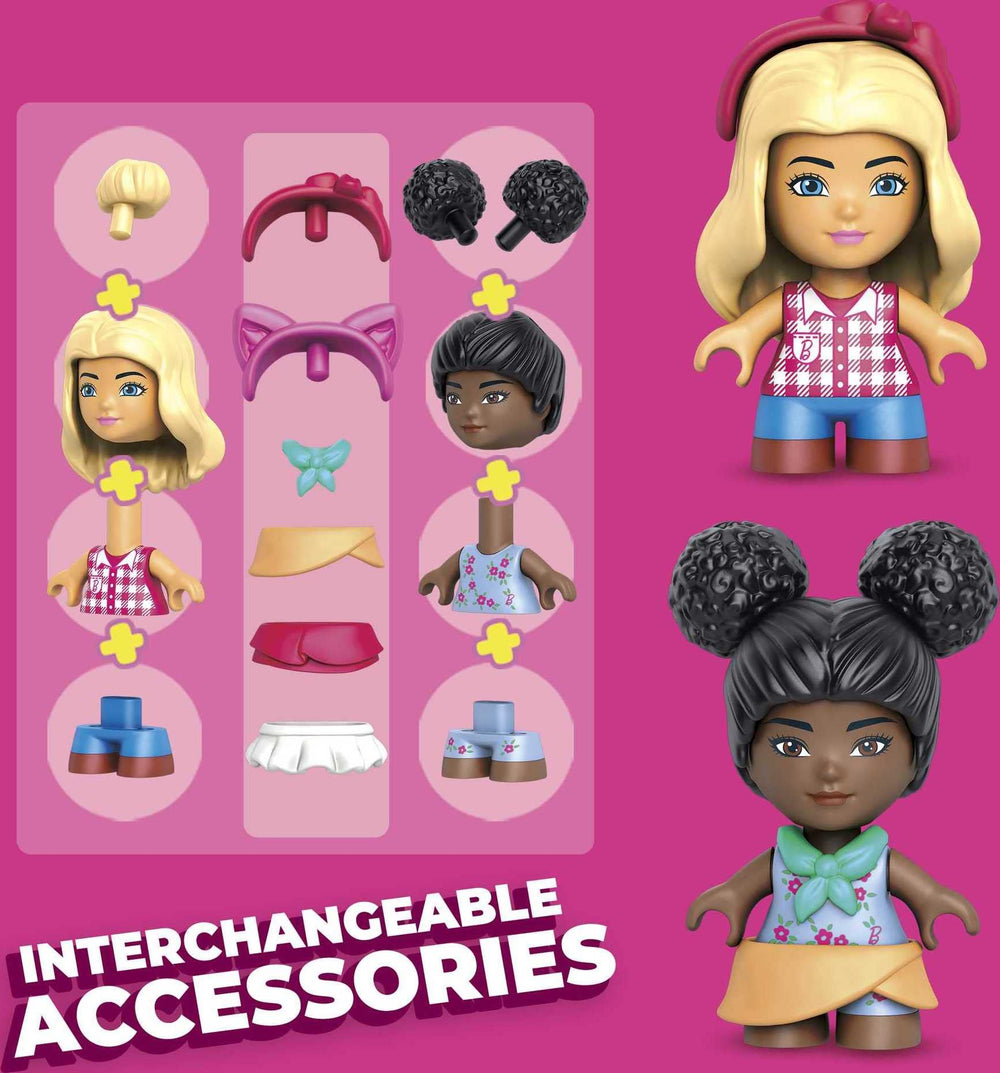 MEGA Barbie cash register adds realistic checkout moments to roleplay scenarios.