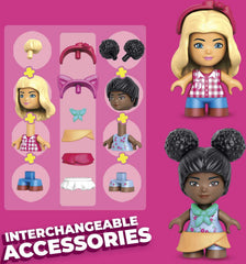 MEGA Barbie cash register adds realistic checkout moments to roleplay scenarios.