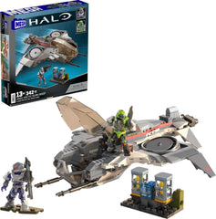 Mega Brands MEGA Halo Arctic Burn Wasp assembly shows detailed build for collectors