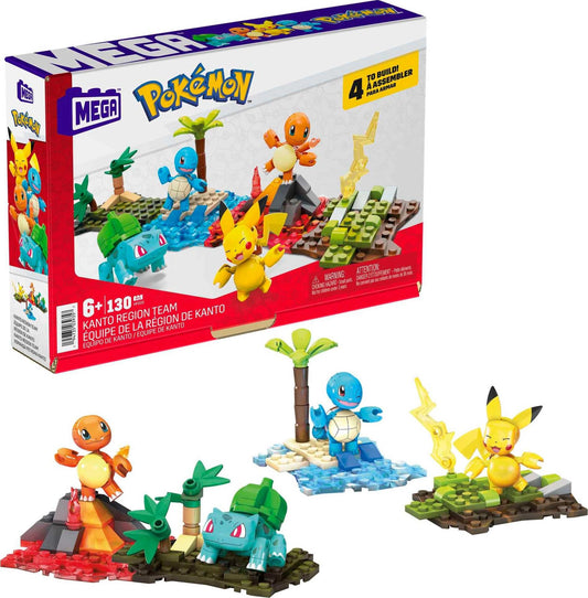 Mega Brands MEGA Pokémon Pikachu figure ready for imaginative play and poseable action