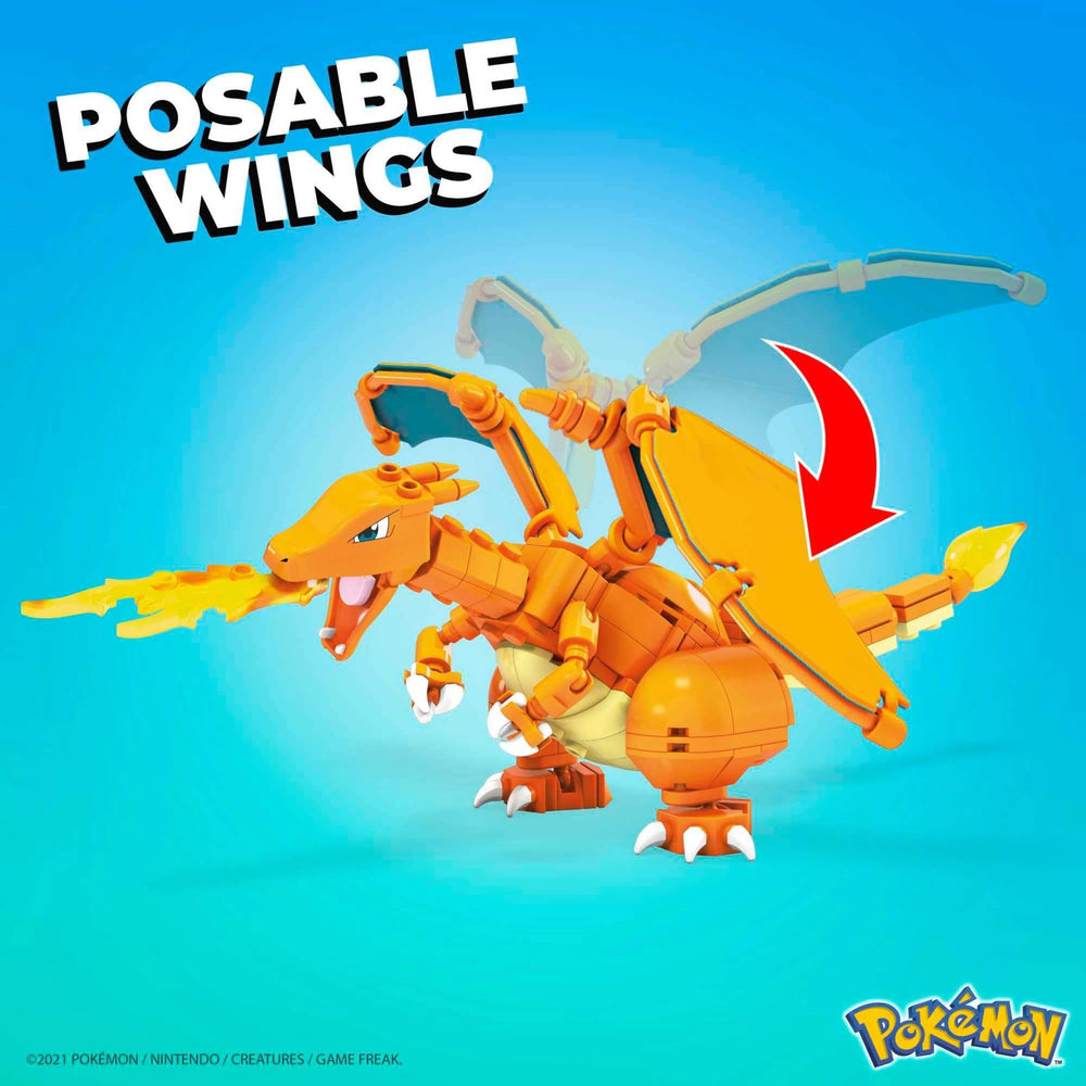 Mega Brands three-character set encourages creativity and problem-solving during builds.