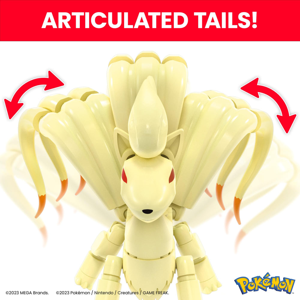 Vulpix figure close-up highlighting articulation for poseable play