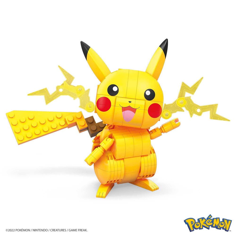 Pikachu electric cheeks detail enhances authentic action poses.
