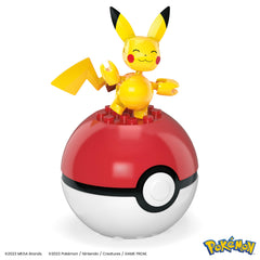 Poké Ball with pin-top top for versatile display options.