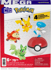 Pokemon building kit display, compatible with other Mega sets.