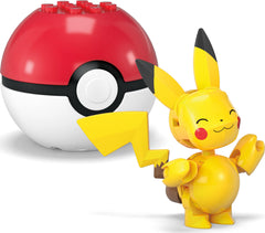 Two poseable Pokémon figures from Mega Brands for dynamic posing.