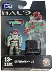 Mega Construx Halo Heroes Series 18 Human Combat Form figure perfect for ensemble displays.