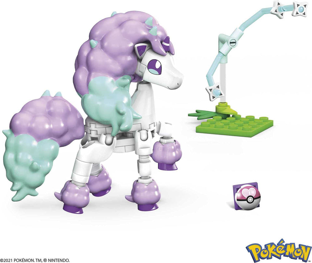 Mega Construx Ponyta battle stances for expressive pose options.