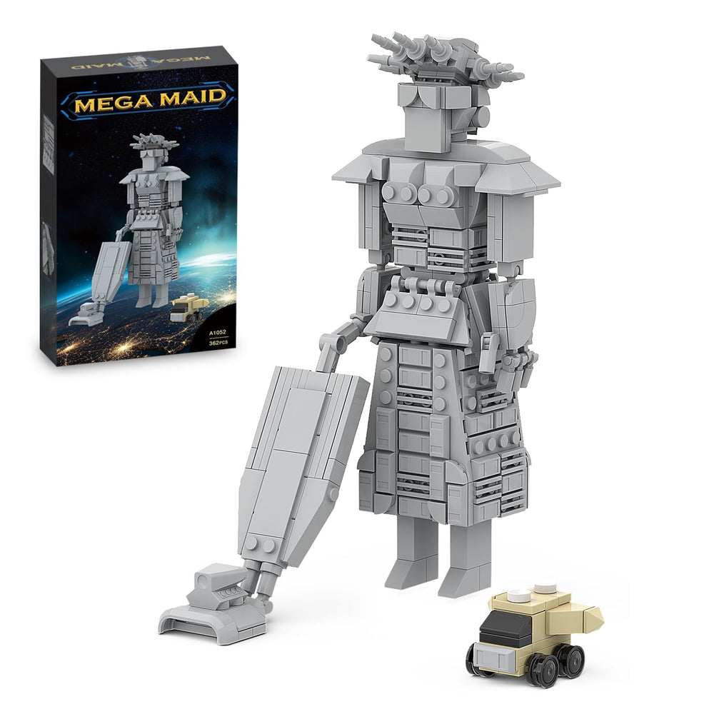 Mega Maid Spaceballs build kit cover image, ideal for stimulating creativity and tabletop fun.