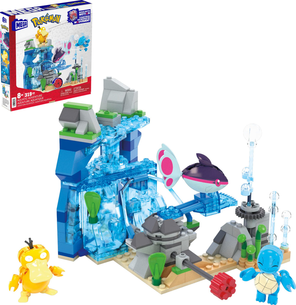 Mega Brands MEGA Pokémon Aquatic Adventure with 319 pieces for imaginative building play