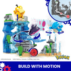 Squirtle poseable figure from MEGA Pokémon Aquatic Adventure for adjustable poses
