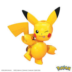 Mega Pokémon rooftop environment provides a themed battleground for dynamic action scenes.