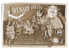 Megacorpin Games Awkward Guests mystery clues cards for strategic deductions
