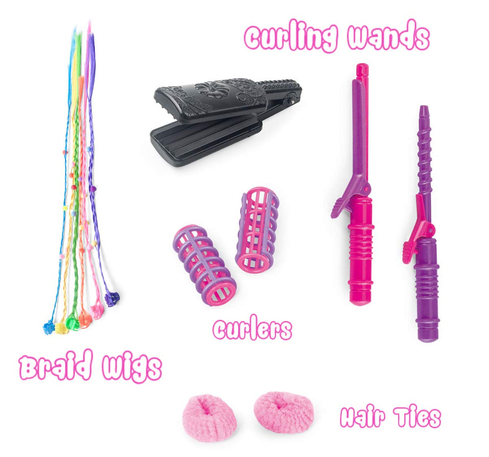 MEGAFUN curling wands promote playful hair styling and role-play at home.