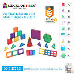 MegagonTiles tiles with windows and doors enable interactive architectural play.