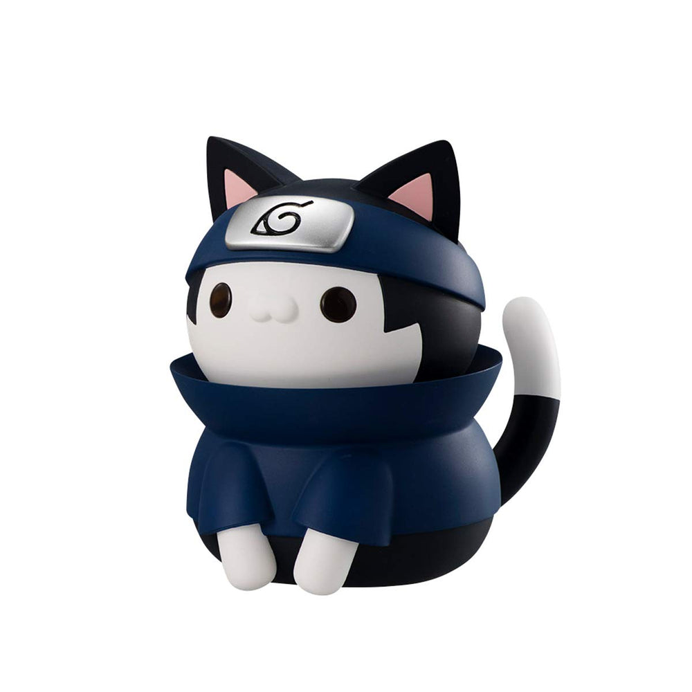 Megahouse Sasuke Uchiha Nyanto figure back view highlighting details for collectors