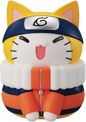 Megahouse Nyaruto Naruto Uzumaki figure front view ideal for display.