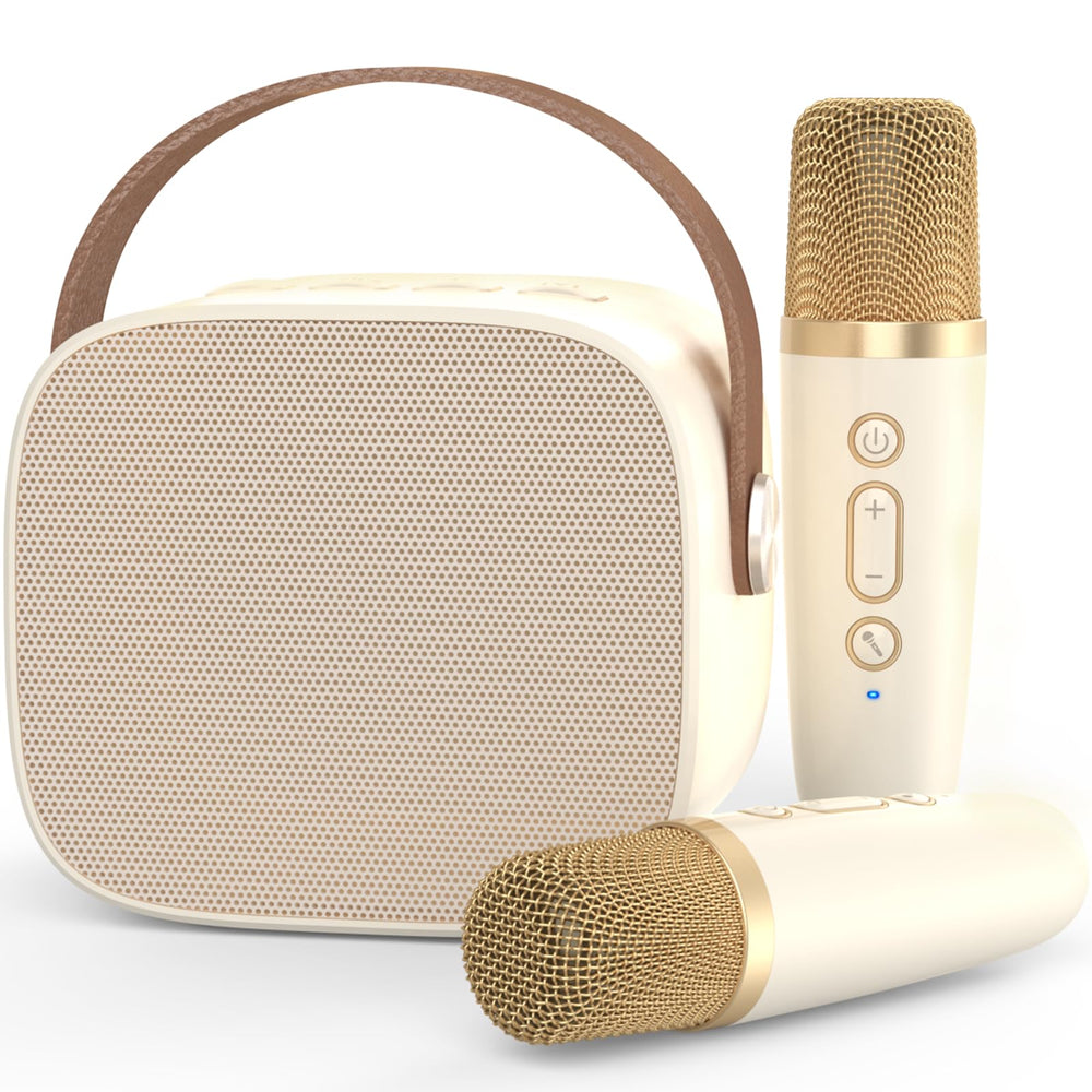 MEGUO mini karaoke speaker front view delivering clear party sound