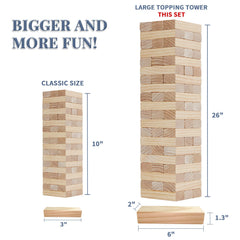 Megwoz tower height expands from 2.2 ft to 5 ft for added challenge