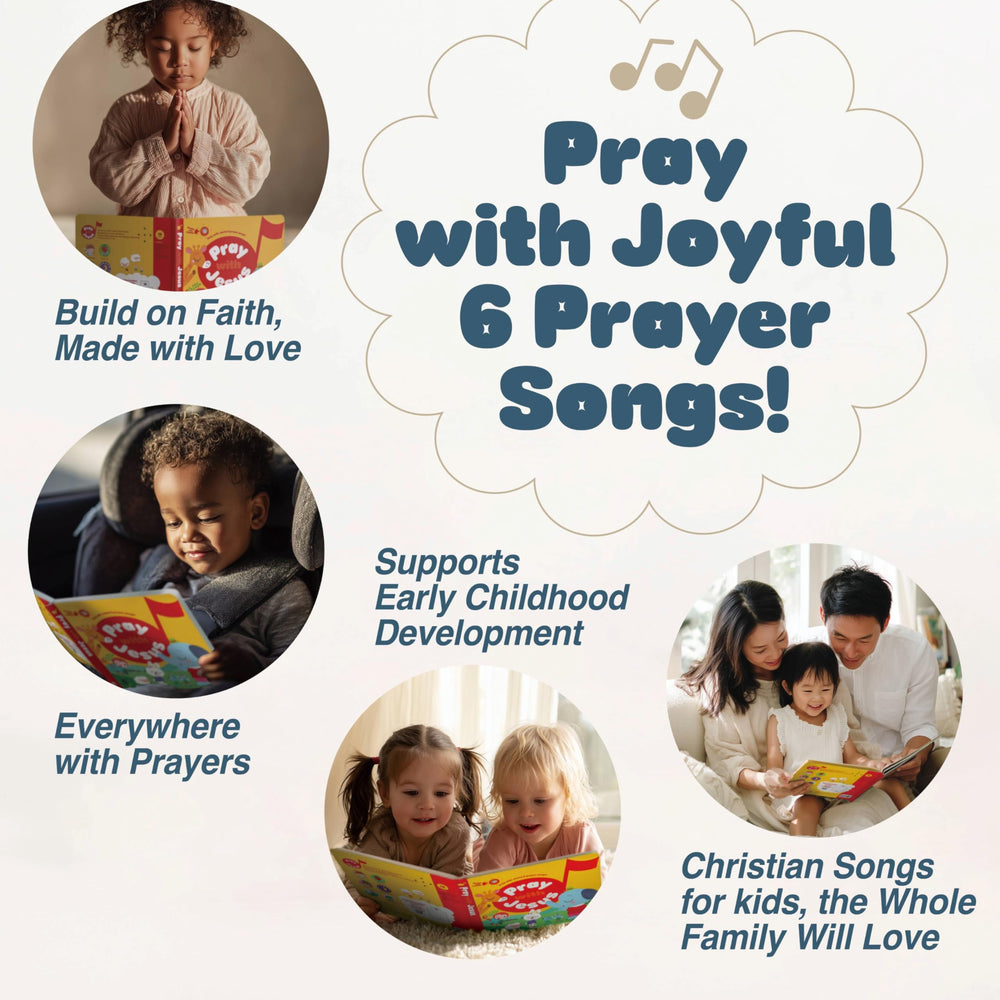 MEHMEH Pray with Jesus lyrics designed for simple, joyful sing-alongs