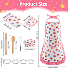 MEIDAYAI kids chef hat adjustable for comfortable fit during play.