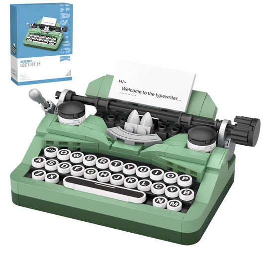 MEIEST retro typewriter blocks set for creative play and display