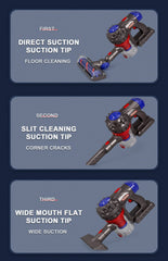 MEIJIABA toy vacuum height-adjustable for comfortable use as kids grow