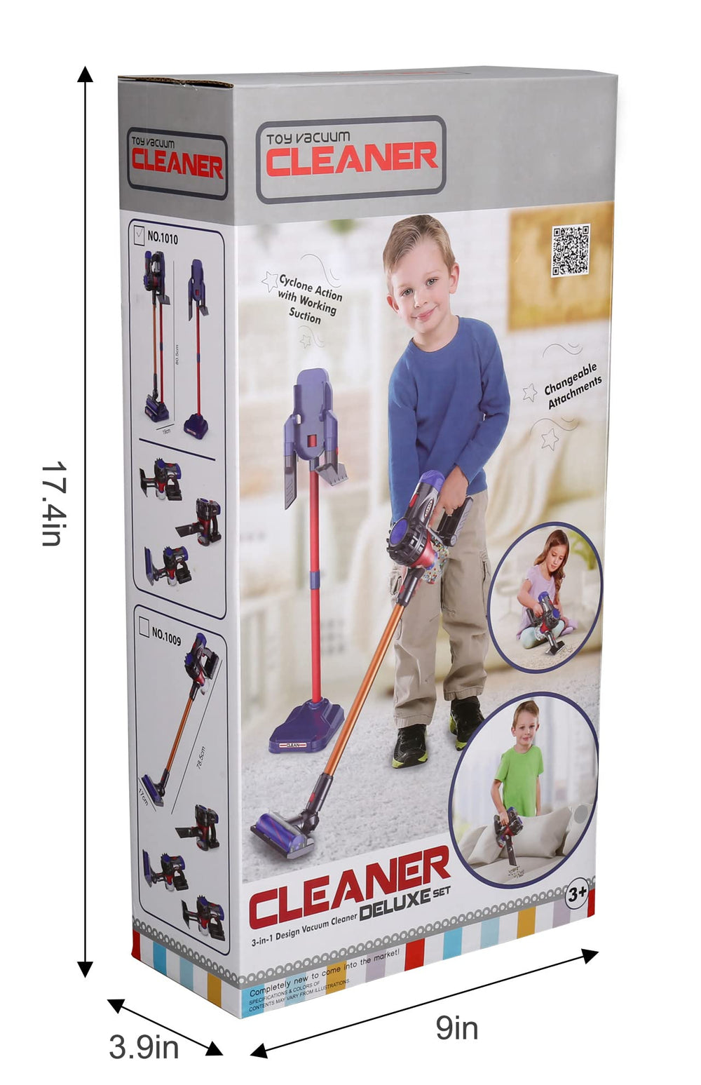 MEIJIABA toy vacuum uses non-toxic ABS for safe, durable play