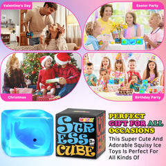 Meijoy stress cube supports sensory play for kids and teens