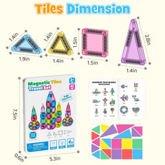 MEIQ on-the-go STEM toy fits in backpacks for car trips.