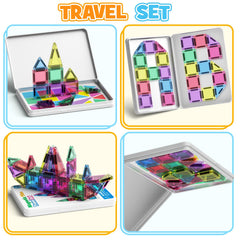MEIQ travel case metal box compact for storage and travel.