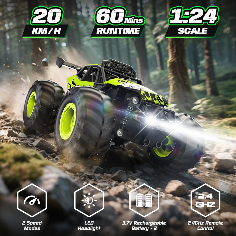 Meislane RC truck featuring speed switch for beginner-friendly control