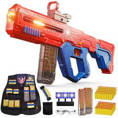 MEIXING toy gun vest set closeup for safe, immersive play